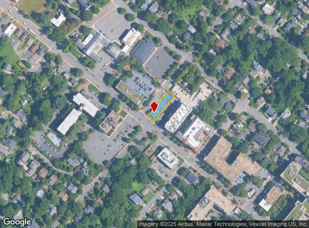  712 W Broad St, Falls Church, VA Parcel Map
