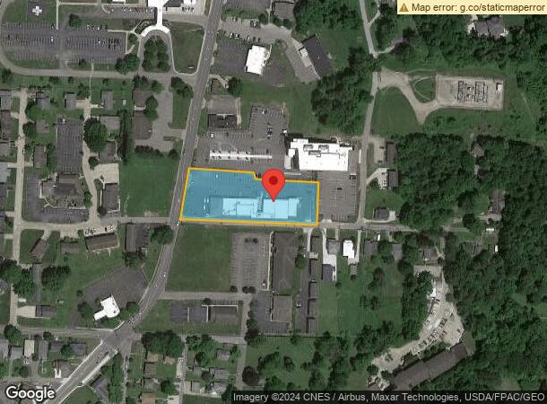  1300 Clark St, Cambridge, OH Parcel Map