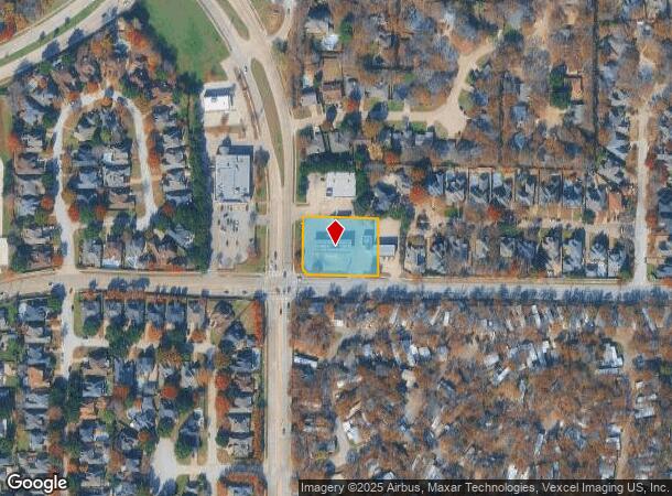 2101 Brown Blvd, Arlington, TX Parcel Map