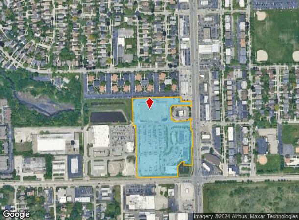  11024 S Cicero Ave, Oak Lawn, IL Parcel Map