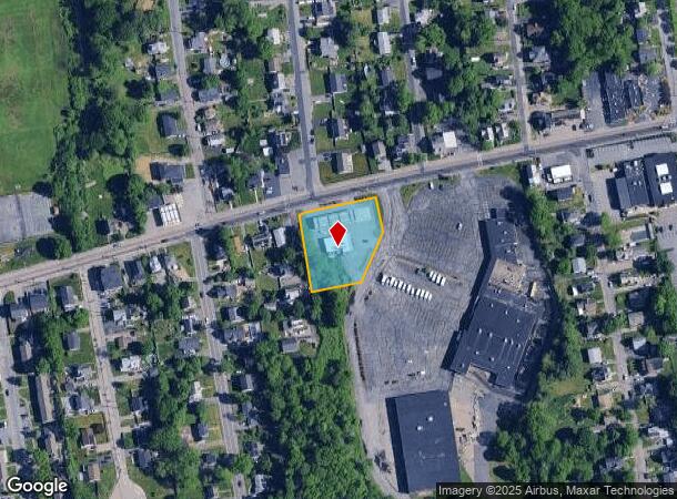  563 Centre St, Brockton, MA Parcel Map