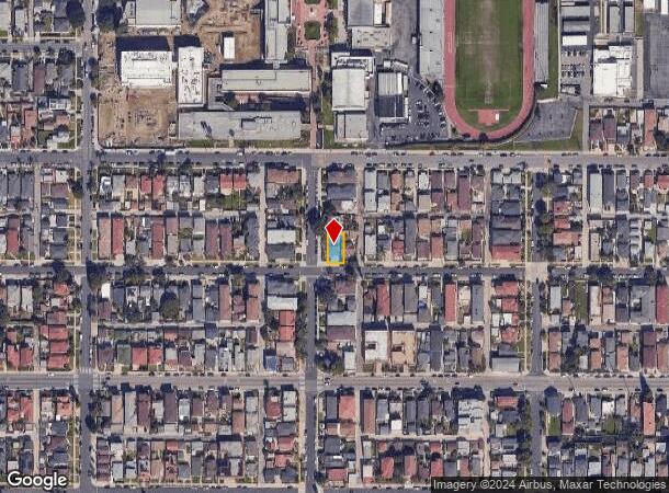  1738 S Alma St, San Pedro, CA Parcel Map