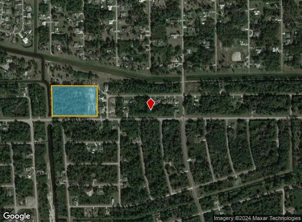  911 Sentinela Blvd, Lehigh Acres, FL Parcel Map