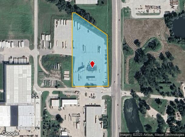 1303 Tahazouka Rd, Norfolk, NE Parcel Map