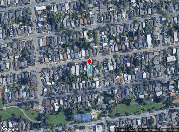  1640 Francisco St, Berkeley, CA Parcel Map