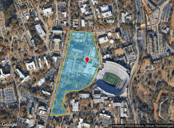 825 S Lumpkin St, Athens, GA Parcel Map