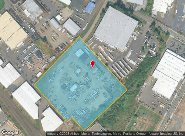 8200 Sw Hunziker Rd, Portland, OR Parcel Map