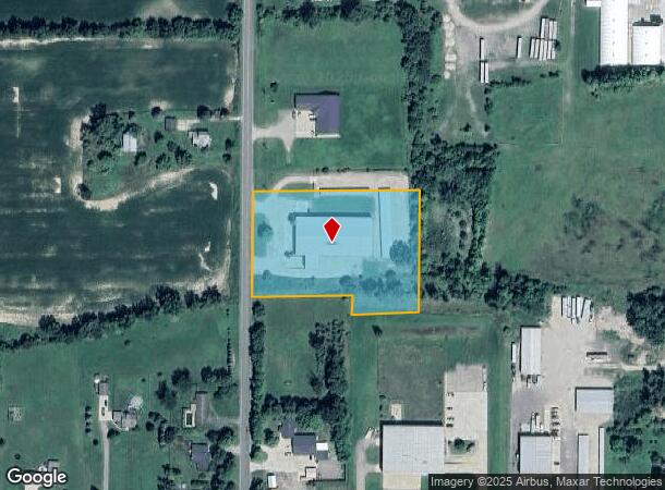  833 S Delaney Rd, Owosso, MI Parcel Map
