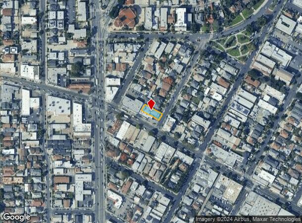  1451-1453 Malvern Ave, Los Angeles, CA Parcel Map