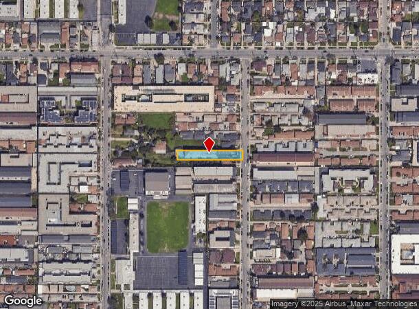  13605 Cerise Ave, Hawthorne, CA Parcel Map