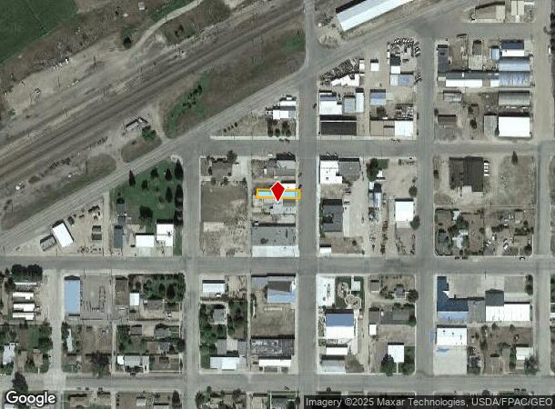  212 Main St, Pine Bluffs, WY Parcel Map