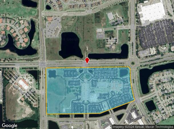  8745 N Wickham Rd, Melbourne, FL Parcel Map