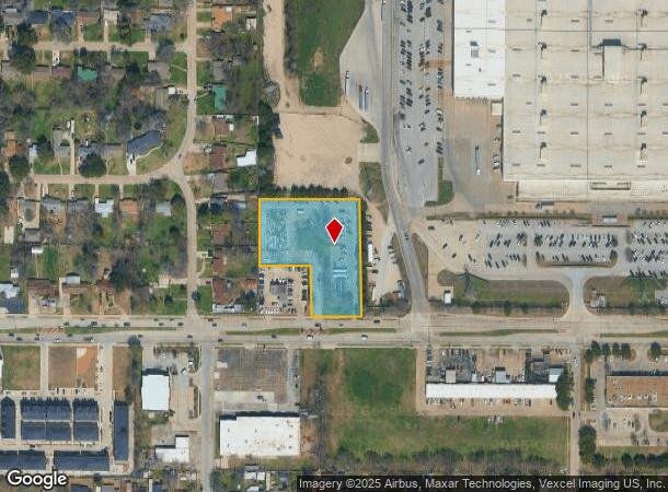 2015 E Abram St, Arlington, TX Parcel Map
