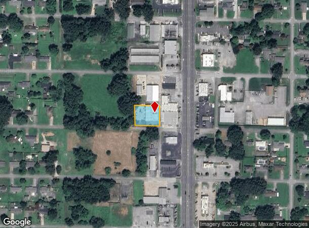 501 W Elmhurst Ave, Muscle Shoals, AL Parcel Map