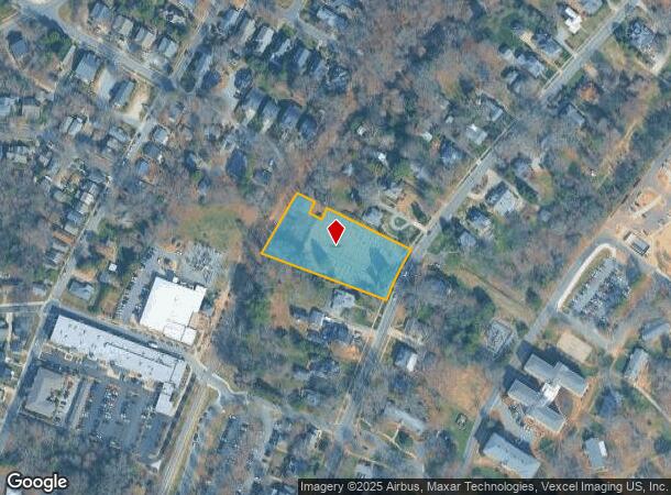  537 N Main St, Davidson, NC Parcel Map
