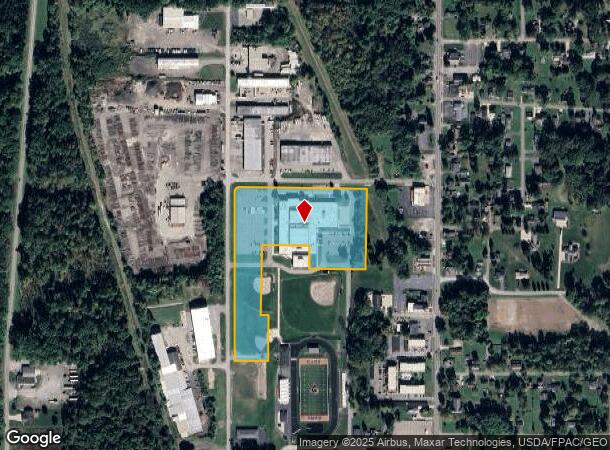 1334 Seaborn St, Mineral Ridge, OH Parcel Map