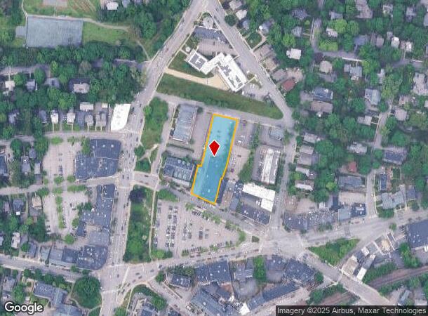 22 Langley Rd, Newton Center, MA Parcel Map