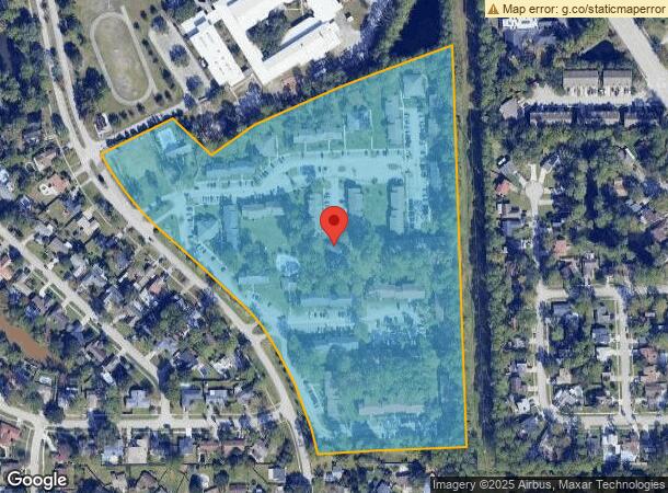  10101 Arrowhead Dr, Jacksonville, FL Parcel Map