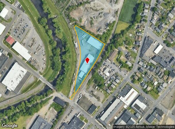  41 Poplar St, Scranton, PA Parcel Map