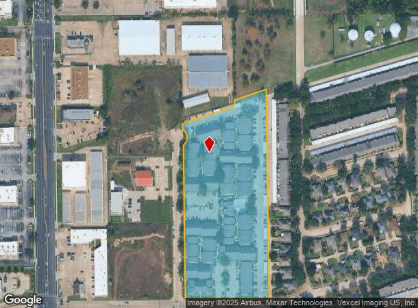 15550 Kingfield Dr, Houston, TX Parcel Map
