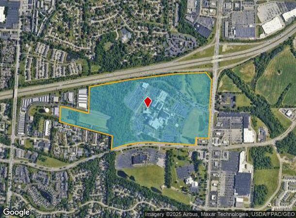  2320 Miami Valley Dr, Dayton, OH Parcel Map