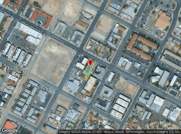  1308 Fremont St, Las Vegas, NV Parcel Map