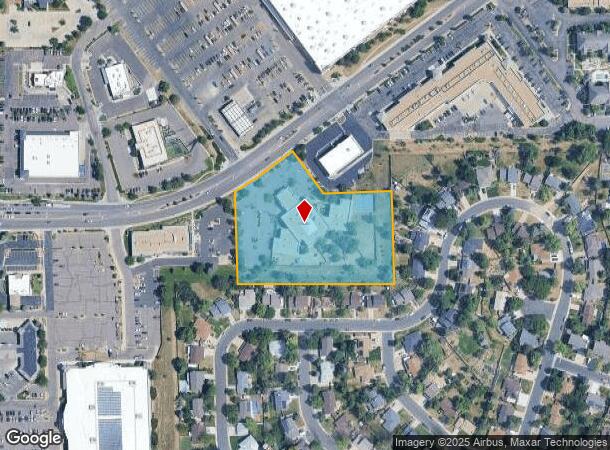 7550 Park Meadows Dr, Lone Tree, CO Parcel Map