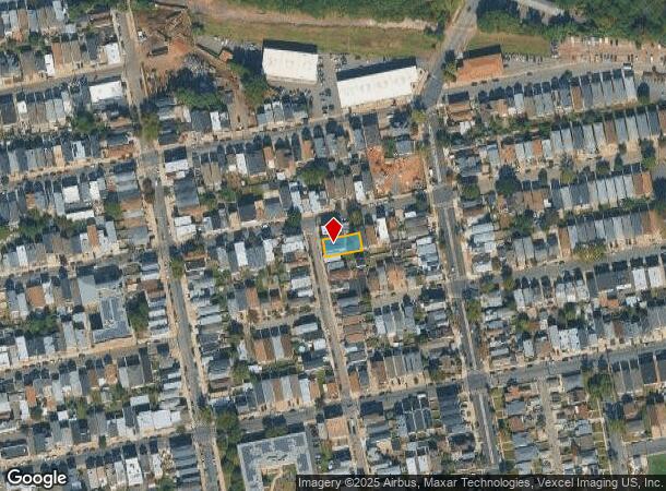 231 Patterson St, Harrison, NJ Parcel Map