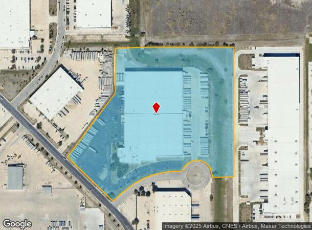 1610 Cornerway Blvd, San Antonio, TX Parcel Map