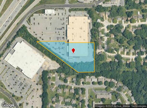  7641 Frontage Rd, Overland Park, KS Parcel Map