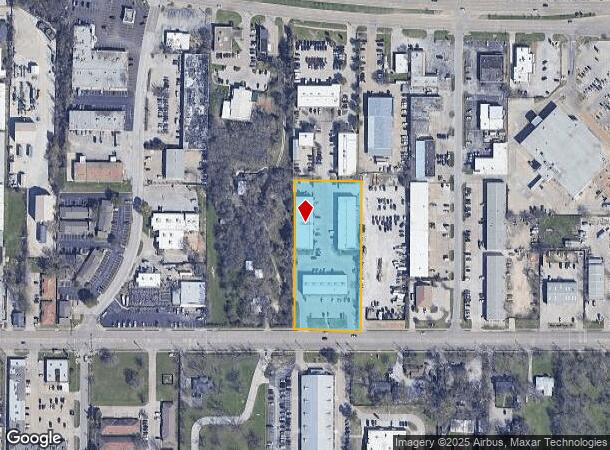  2805 W Arkansas Ln, Dwg, TX Parcel Map