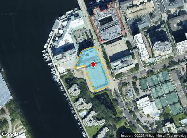  777 S Harbour Island Blvd, Tampa, FL Parcel Map