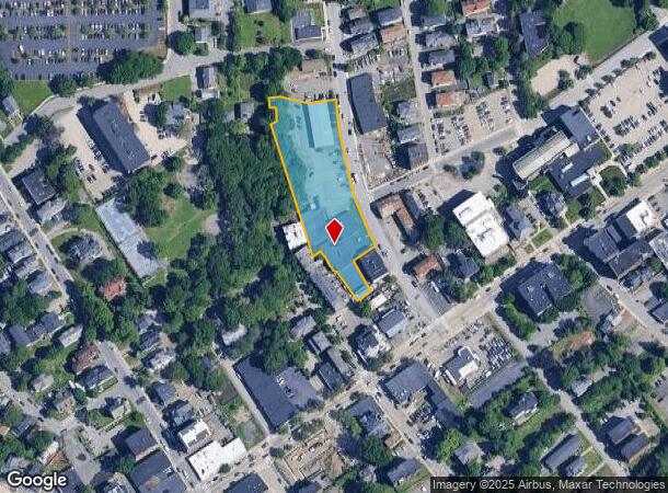9 Piedmont St, Worcester, MA Parcel Map