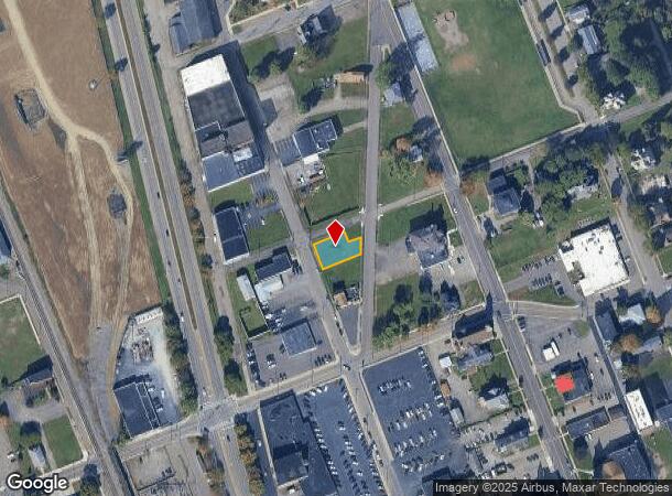 414 Baldwin St, Elmira, NY Parcel Map