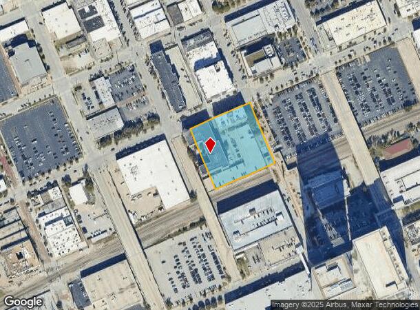  20 E Archer St, Tulsa, OK Parcel Map