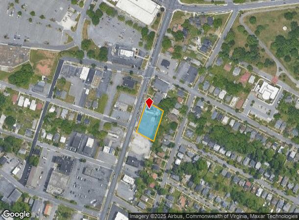  2424 Memorial Ave, Lynchburg, VA Parcel Map