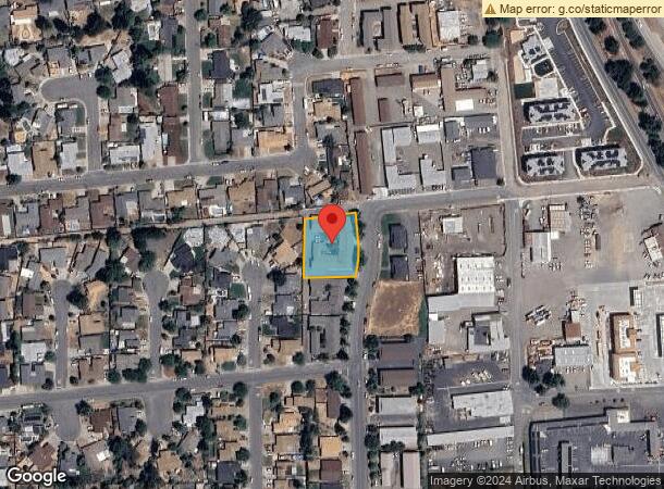  1590 N Bush St, Ukiah, CA Parcel Map