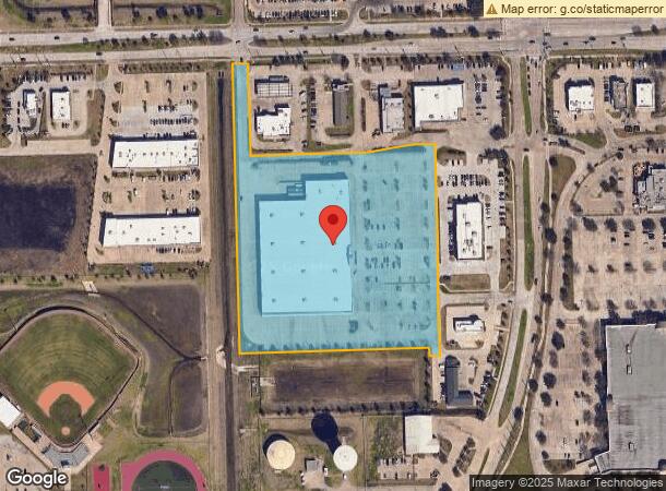  3000 Kirby Dr, Pearland, TX Parcel Map