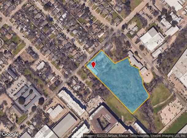 2400 Empire Central, Dallas, TX Parcel Map