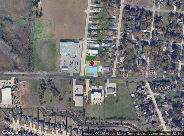 828 W 1St St, Justin, TX Parcel Map