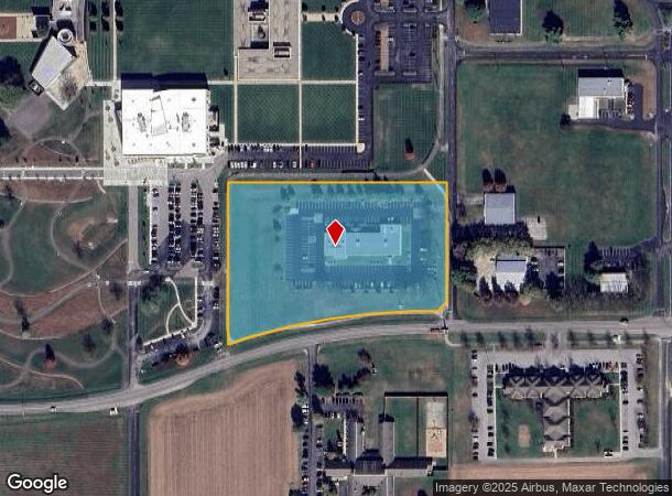  2222 Poshard Dr, Columbus, IN Parcel Map