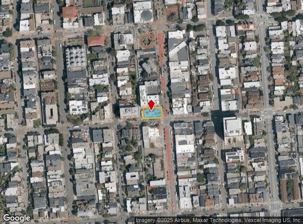 2884 Mission St, San Francisco, CA Parcel Map