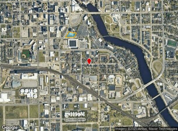  320 E South St, South Bend, IN Parcel Map