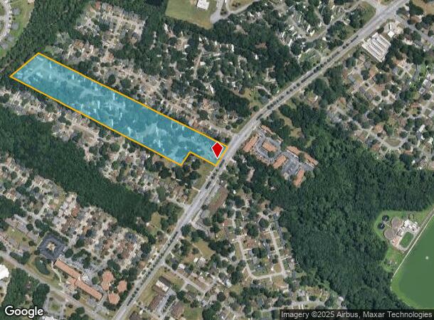 10801 Middleground Rd, Savannah, GA Parcel Map