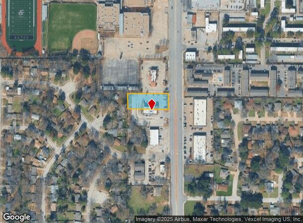  1704 S Cooper St, Arlington, TX Parcel Map