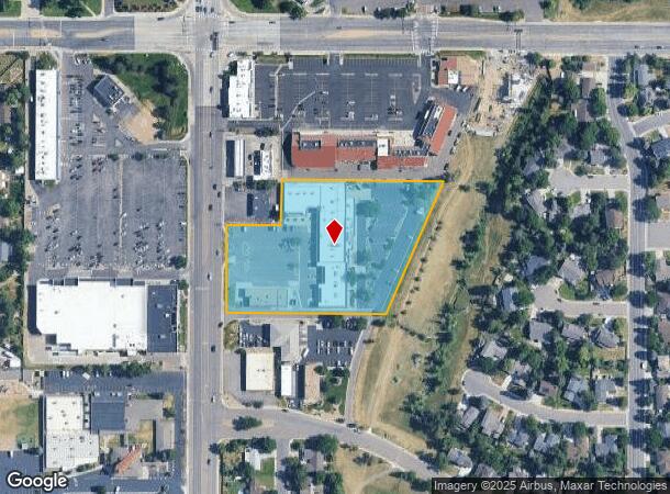  7562 S University Blvd, Centennial, CO Parcel Map