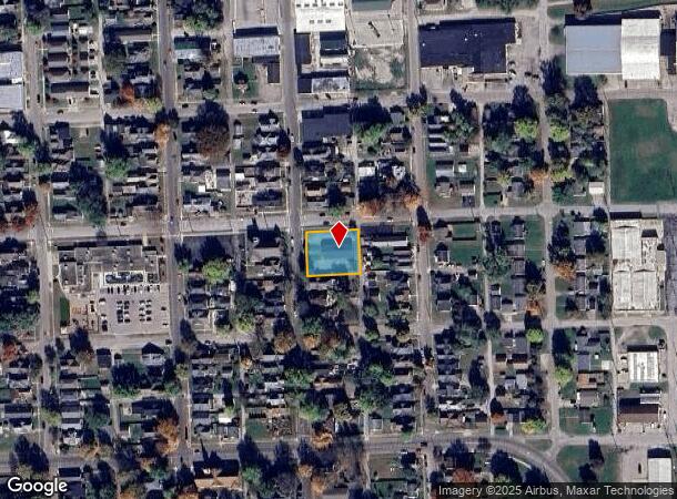 1229 California St, Columbus, IN Parcel Map