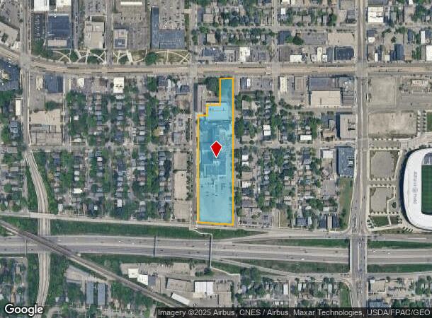  1700 University Ave W, Saint Paul, MN Parcel Map