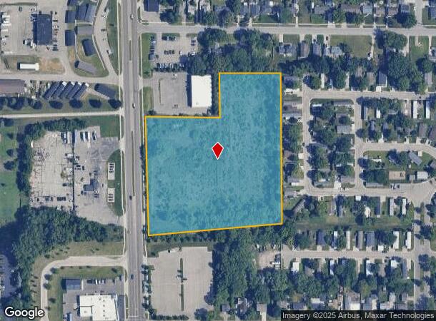  5844 Division Ave S, Grand Rapids, MI Parcel Map
