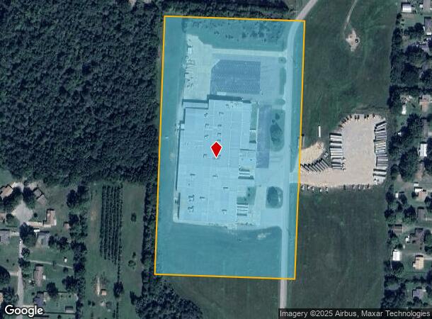 1910 Baldor Dr, Ozark, AR Parcel Map